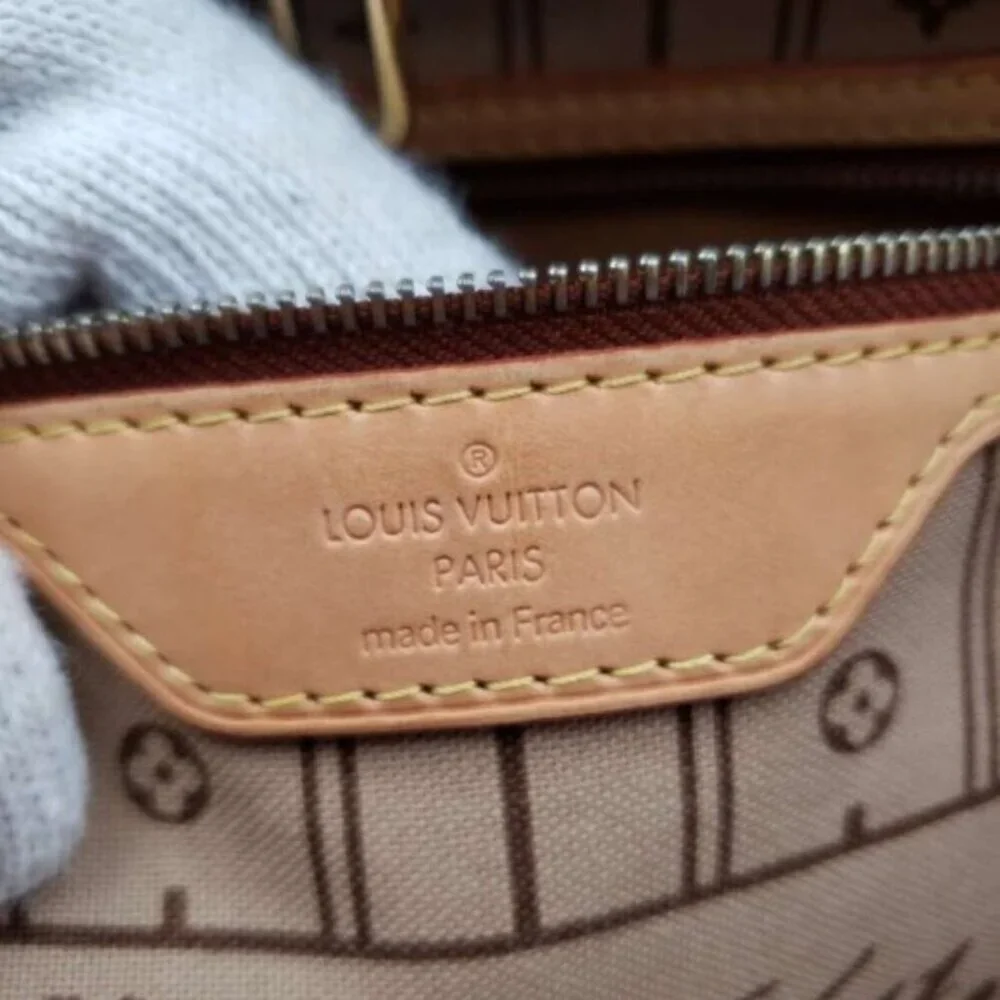 Louis Vuitton Neverfull GM Brown Monogram Canvas Shoulder Bag 890-070324 - Picture 13 of 15